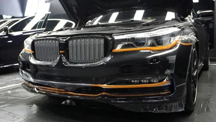 스톤칩으로 엉망이 된 도장면 PPF 시공으로 앞으로를 예방하자 : BMW 7시리즈 프론트 풀 일산 PPF 모터빌리지 후기 / 고양시 구산동
