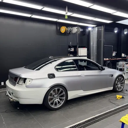 BMW 프로즌 실버 랩핑으로 스페셜 에디션 BMW E92 M3 완성! 일산 랩핑 DG / 고양시 구산동