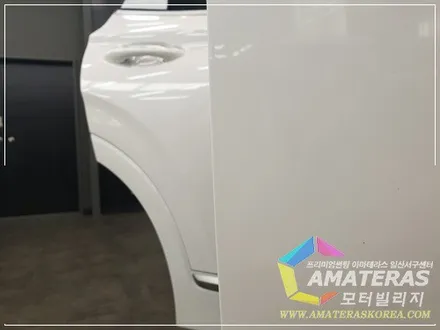 산타페TM 인스 화이트크림 신차검수 & 신차패키지 최고급형 아마테라스HH 시공기 / 일산썬팅은 모터빌리지 ( 아마테라스일산서구센터) ^^ / 고양시 구산동