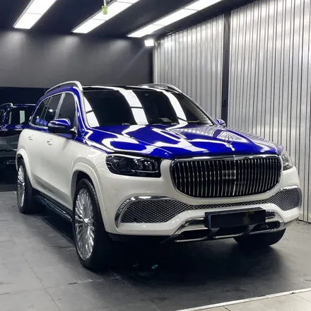 과감한 마이바흐 GLS 600 강남 전체PPF + 블루 투톤랩핑 / 고양시 구산동