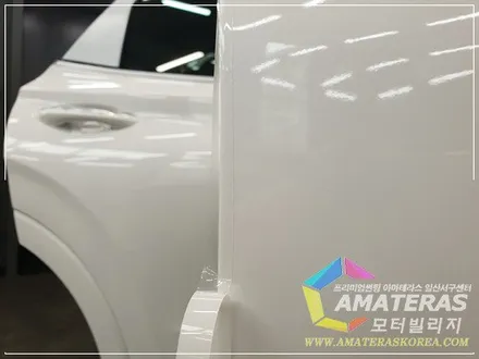 산타페TM 인스 화이트크림 신차검수 & 신차패키지 최고급형 아마테라스HH 시공기 / 일산썬팅은 모터빌리지 ( 아마테라스일산서구센터) ^^ / 고양시 구산동