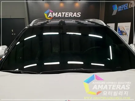 아마테라스일산서구센터의 산타페TM 인스(인스퍼레이션) 화이트크림 신차검수&신차패키지 / 고양시 구산동