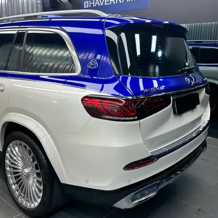 과감한 마이바흐 GLS 600 강남 전체PPF + 블루 투톤랩핑 / 고양시 구산동