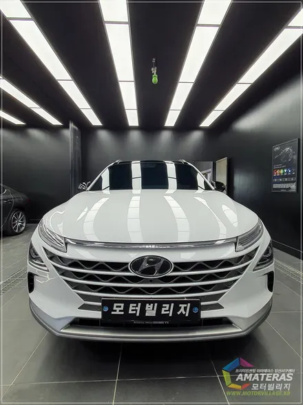 넥쏘 화이트크림 넥쏘 신차검수와 신차패키지는 역시 모터빌리지 / 고양시 구산동