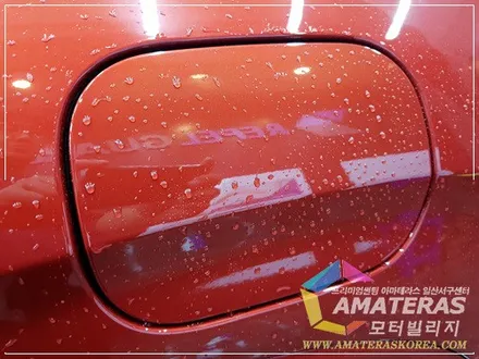 일산썬팅 잘하는곳 산타페TM 인스퍼레이션 라바오렌지 입고 , 신차검수 & 신차패키지 아마테라스썬팅 시공기 / 고양시 구산동