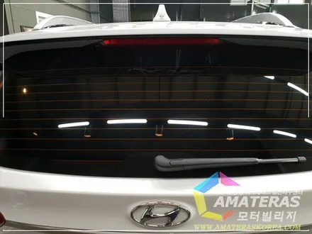 아마테라스일산서구센터의 산타페TM 인스(인스퍼레이션) 화이트크림 신차검수&신차패키지 / 고양시 구산동