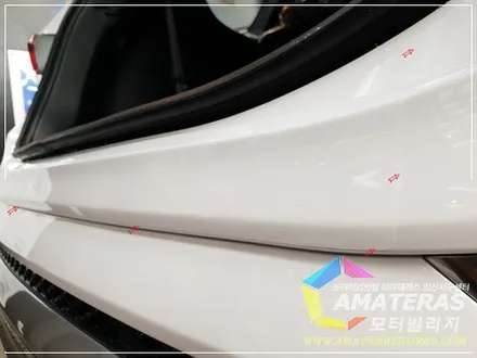 산타페TM 인스퍼레이션 화이트  신차패키지 2 고급형 아마테라스HN 시공기 / 고양시 구산동