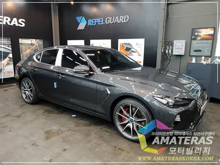 일산썬칭 추천  , 제네시스 G70 아마테라스 썬팅기 , 모터빌리지 / 고양시 구산동