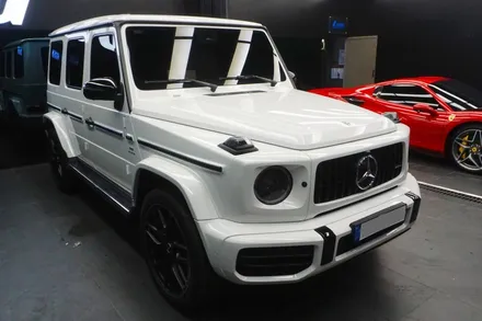 벤츠 G63 AMG 화이트, 독일 하버캠프 세라믹 본드 20% 5% 일산 신차패키지 시공 / 고양시 구산동