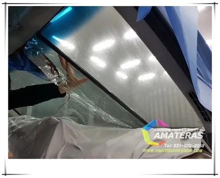 일산썬팅 아마테라스 일산(모터빌리지)의 산타페TM 신차패키지 시공기 / 고양시 구산동