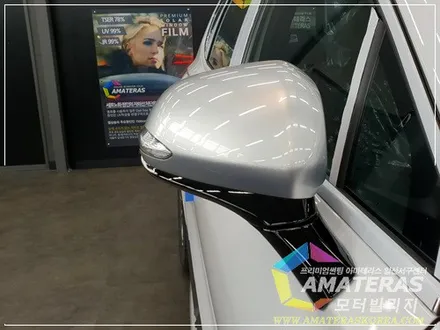 아마테라스일산서구센터의 산타페TM 인스(인스퍼레이션) 화이트크림 신차검수&신차패키지 / 고양시 구산동