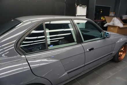 올드카는 밝은 어항 썬팅이 진리! 하버캠프 세라믹 본드 70% BMW E34 520i / 고양시 구산동