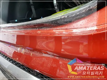 일산썬팅 잘하는곳 산타페TM 인스퍼레이션 라바오렌지 입고 , 신차검수 & 신차패키지 아마테라스썬팅 시공기 / 고양시 구산동