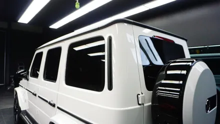 벤츠 G63 AMG 화이트, 독일 하버캠프 세라믹 본드 20% 5% 일산 신차패키지 시공 / 고양시 구산동