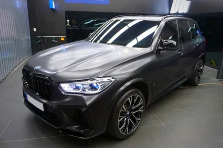 BMW X5M 프로즌 블랙 온라인 에디션 모터빌리지 일산 PPF 전체 무광 PPF 보호 필름 시공으로 신차급 도장면 유지하기 / 고양시 구산동