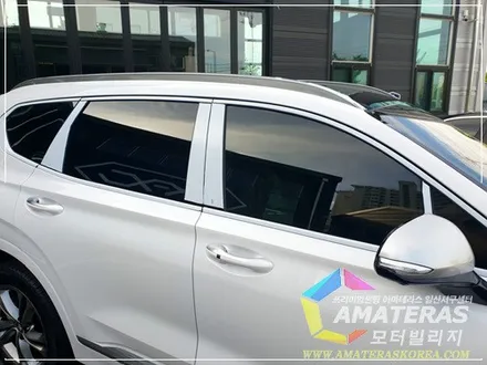 아마테라스일산서구센터의 산타페TM 인스(인스퍼레이션) 화이트크림 신차검수&신차패키지 / 고양시 구산동