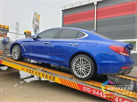 제네시스 g70 색상 레피스블루 / 고양시 구산동