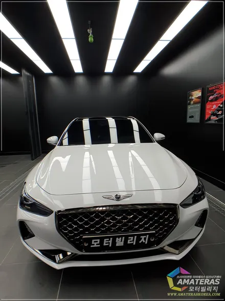 제네시스 g70 우유니화이트 색상 또 다른 매력이 / 고양시 구산동