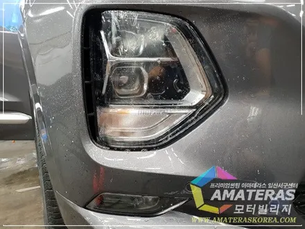 산타페TM 인스퍼레이션 신차검수 & 신차패키지 시공하기,일산 아마테라스 썬팅 , 모터빌리지 / 고양시 구산동