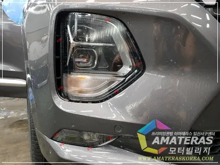 산타페TM 인스퍼레이션 신차검수 & 신차패키지 시공하기,일산 아마테라스 썬팅 , 모터빌리지 / 고양시 구산동