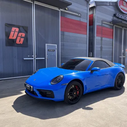늘 신뢰하는 강남 신차패키지 샵👍포르쉐 911 GTS 카브리올레 샤크블루 <하버캠프 세라믹본드 틴팅 + 울트라핏 PPF 전체 풀 인스톨> 후기 / 고양시 구산동