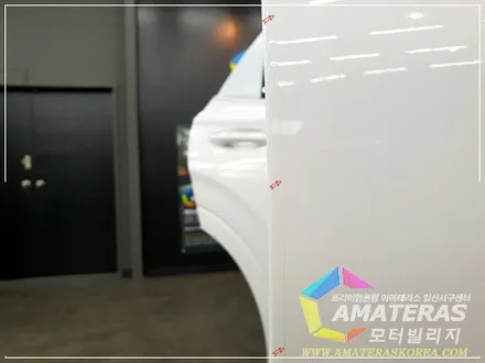 아마테라스일산서구센터의 산타페TM 인스(인스퍼레이션) 화이트크림 신차검수&신차패키지 / 고양시 구산동