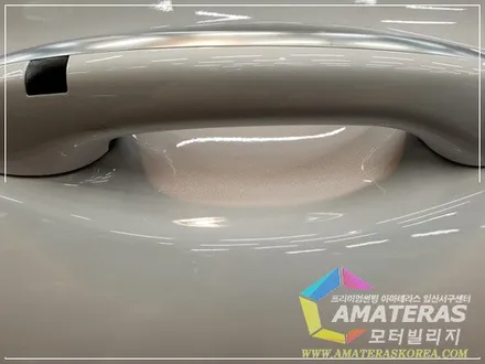 아마테라스일산서구센터의 산타페TM 인스(인스퍼레이션) 화이트크림 신차검수&신차패키지 / 고양시 구산동