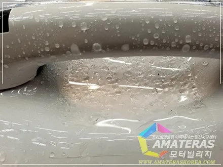 아마테라스일산서구센터의 산타페TM 인스(인스퍼레이션) 화이트크림 신차검수&신차패키지 / 고양시 구산동