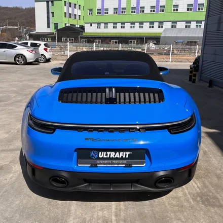 늘 신뢰하는 강남 신차패키지 샵👍포르쉐 911 GTS 카브리올레 샤크블루 <하버캠프 세라믹본드 틴팅 + 울트라핏 PPF 전체 풀 인스톨> 후기 / 고양시 구산동
