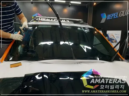 일산썬팅 모터빌리지(아마테라스일산서구)의 BMW X5 기존 썬팅 걷어내고 아마테라스 HN으로 재시공 / 고양시 구산동