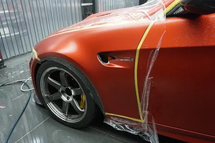 일산 김포 PPF 전문 모터빌리지 BMW E92 M3 프로즌 레드 무광 PPF 전체 시공 + 윈드쉴드 시공후기 / 고양시 구산동
