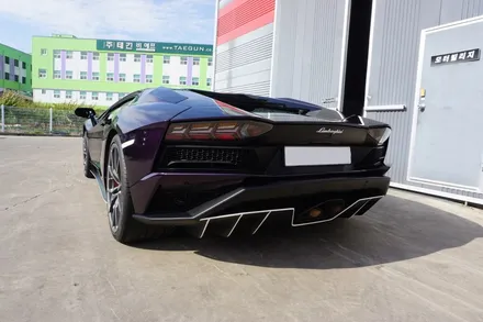 람보르기니 아벤타도르, 일산 이노즈텍 미드나잇 퍼플 모터빌리지 랩핑 전문 샵 후기 / 고양시 구산동