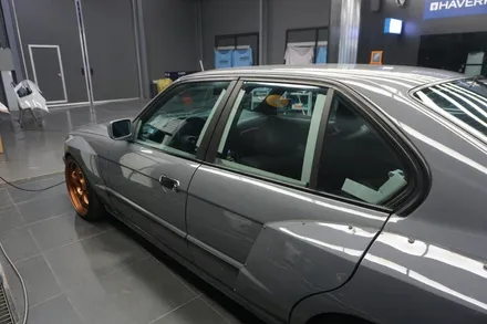 올드카는 밝은 어항 썬팅이 진리! 하버캠프 세라믹 본드 70% BMW E34 520i / 고양시 구산동