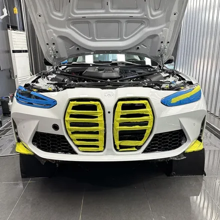 초깔끔 화이트바디 BMW M4 울트라핏 전체 일산 PPF / 고양시 구산동