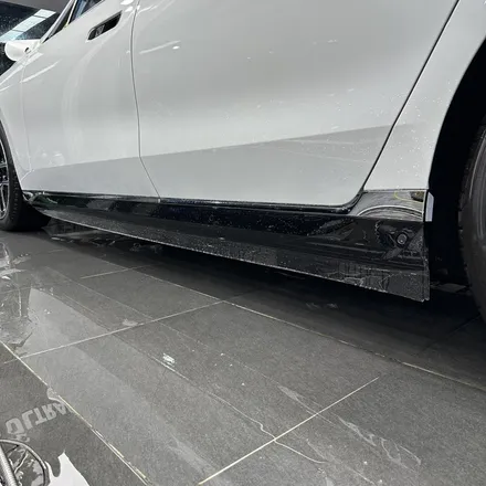 고민은 시공만 늦출 뿐! BMW 7시리즈 전체 PPF 신차급 관리와 화이트 블랙 투톤랩핑 듀오톤 - 일산 신차패키지 모터빌리지 / 고양시 구산동