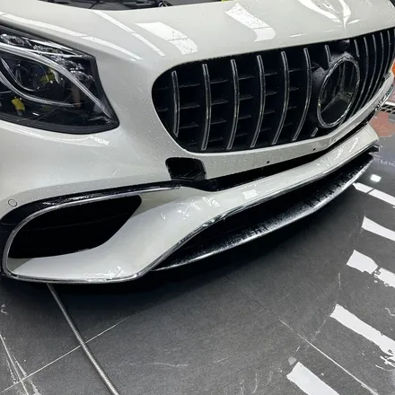 자동차 PPF 기포와 황변 없는 초깔끔 시공, S63 AMG 카브리올레 전면부 패키지 / 고양시 구산동