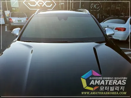 모터빌리지(아마테라스일산서구센터)의 산타페TM 인스퍼레이션 펜텀블랙 신차패키지 최고급형 시공기 / 고양시 구산동