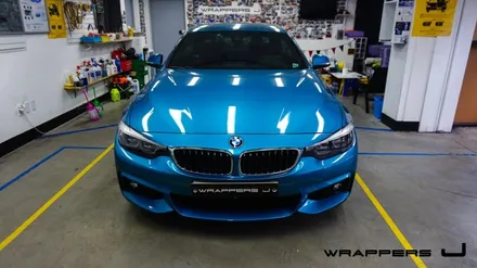 [용산구랩핑]Bmw430i쿠페 카스킨 그릴 삼선 부분데칼 전문 / 천안 불당동