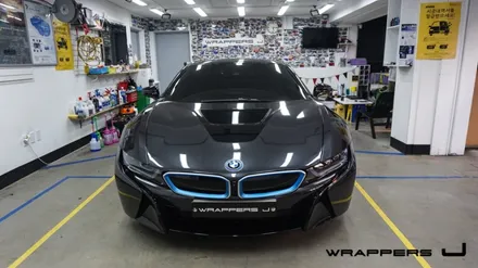 Bmw i8 부분랩핑 카스킨 전체랩핑 PPF 시공전문 [래퍼스제이] / 천안 불당동