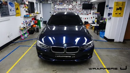 BMW320d실내랩핑F30부분랩핑 F32전체랩핑 잘하는곳 서울 랩핑 래퍼스제이 / 천안 불당동