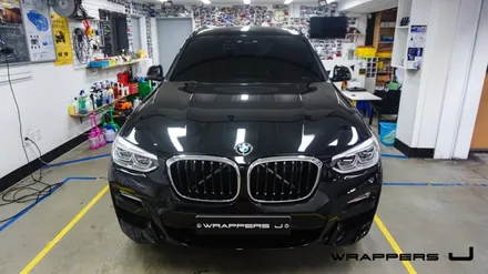 사틴화이트 전체랩핑 BMW올랩핑 카스킨 가양동랩핑샵 랩핑잘하는곳 래퍼스제이 / 천안 불당동