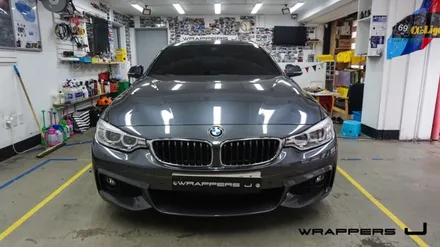 BMW 4시리즈 본넷 생활보호PPF 나노커버 자동차보호필름 시공후기 서울 마포구용산구 / 천안 불당동
