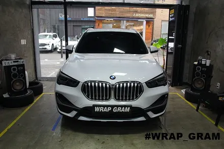 BMW X1 그릴랩핑 더욱 강력한 모습으로 변신하다 :: / 천안 불당동