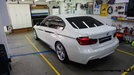 자동차랩핑BMW330i쉐도우랩핑샵M퍼포먼스랩핑 용산구[래퍼스제이] / 천안 불당동