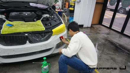 일산 앞범퍼PPF 잘하는곳 BMW 본넷PPF 보호필름 시공은 역시 래퍼스제이 / 천안 불당동