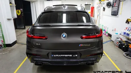 천안전체랩핑 BMW X4 사틴다크바솔트 :: / 천안 불당동