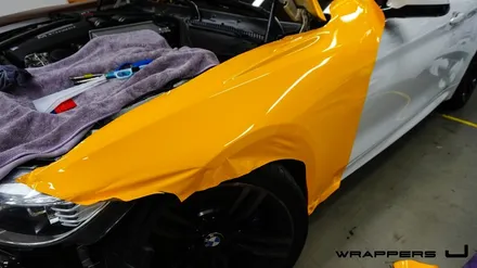 BMW M4 전체랩핑 썬플라워 3M2080 :: / 천안 불당동