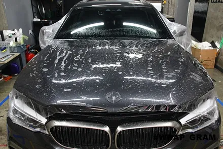 천안PPF BMW5시리즈 본넷PPF 윈도우크롬죽이기::잘하는곳550d / 천안 불당동