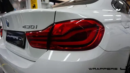 루프스킨bmw 430i 라이트필름 자동차랩핑 전문 용산랩핑 _[래퍼스제이] / 천안 불당동