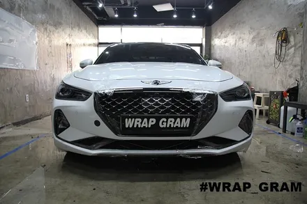 천안 신차패키지 제네시스 G70앞범퍼PPF  :: / 천안 불당동